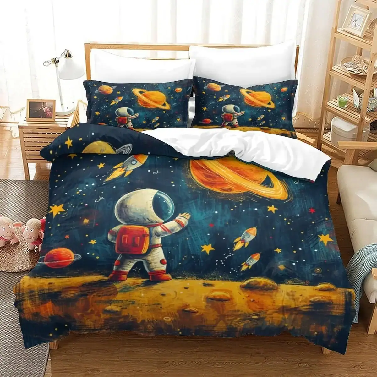 housse-de-couette-voyage-cosmique-1 Funda Nórdica Viaje Cósmico – Image 1
