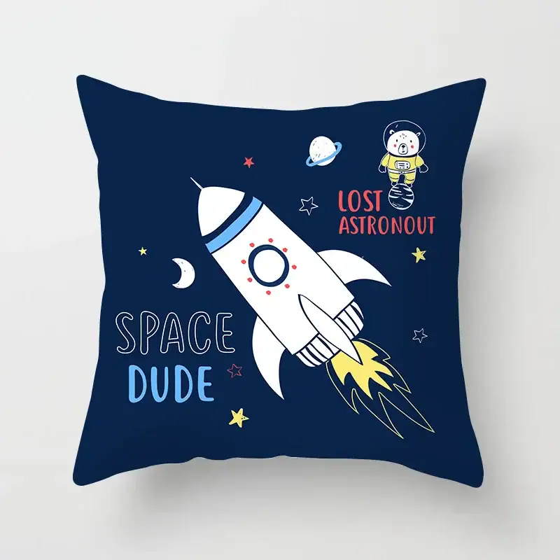 housse-de-coussin-fusee-1 Funda de Cojín Cohete – Image 1