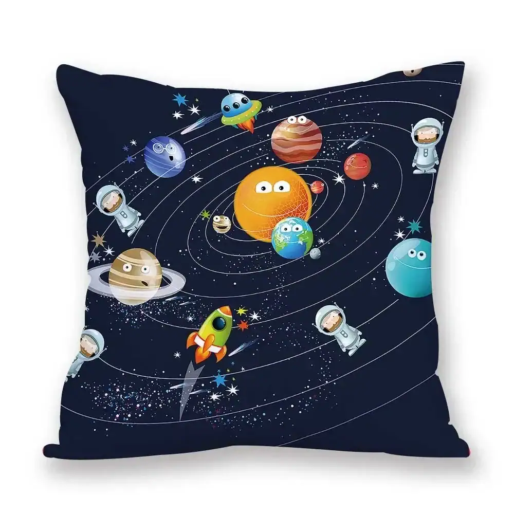 housse-de-coussin-systeme-solaire-1 Funda de Cojín Sistema Solar – Image 1