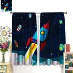 Cortina habitación infantil espacio – Image 3