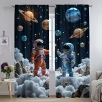 Cortina habitación galaxia