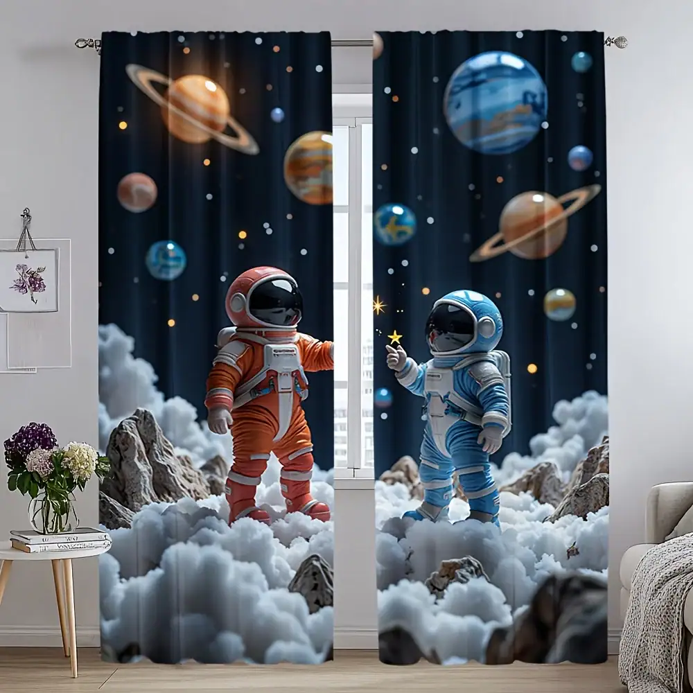 rideau-chambre-espace-1 Cortina habitación galaxia – Image 1