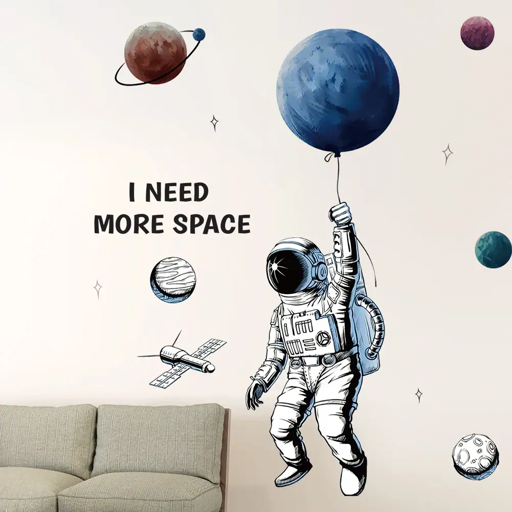 sticker-mural-astronaute-1 Pegatina Mural Astronauta – Image 1