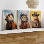 Cuadro astronauta gato – Image 3