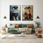 Cuadro astronauta gato – Image 4