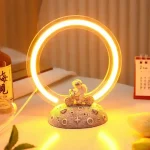 Luz Nocturna Astronauta y Luna