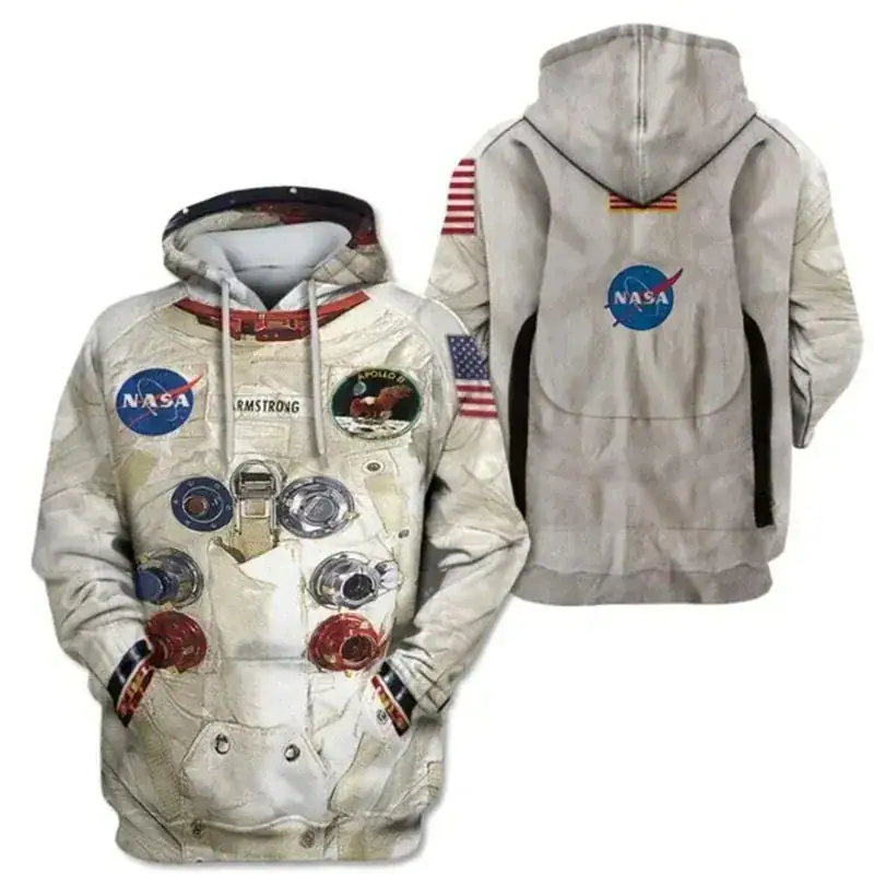 sweat-nasa-1 Veste à capuche pour enfants avec logo NASA, design spatial, idéale pour les fans d'astronomie et d'exploration spatiale, en tissu confortable et tendance.