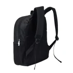 Un sac à dos noir robuste, idéal pour étudiants et professionnels, avec plusieurs compartiments pour organiser facilement vos affaires.