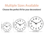 Horloge murale avec design scientifique, disponible en plusieurs tailles pour décorer votre espace avec style et précision.