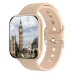 Montre connectée moderne avec écran tactile affichant Big Ben à Londres, conçue pour le suivi de la santé et la notification. Parfaite pour un style de vie actif et connecté.