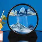 Balade en montagne en verre 3D avec éclairage LED intégré.