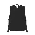Sac à dos noir pour étudiants et professionnels, idéal pour transporter livres, ordinateur portable et matériel scientifique.