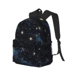 Sac à dos avec motif d'univers et constellations.