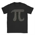 T-shirt noir avec un design original composé de chiffres et de codes numériques blancs formant un motif graphique moderne.