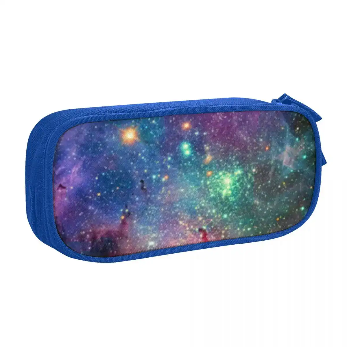 trousse-univers-1 Trousse d'école à motif galaxie, idéale pour ranger stylos, crayons et fournitures scolaires, avec un design inspiré de l'univers et des étoiles, parfaite pour les amateurs d'astronomie.