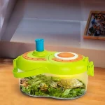 Vase aquatique coloré avec tortue en plastique, plantes aquatiques et éléments décoratifs, parfait pour une décoration scientifique ou éducative.