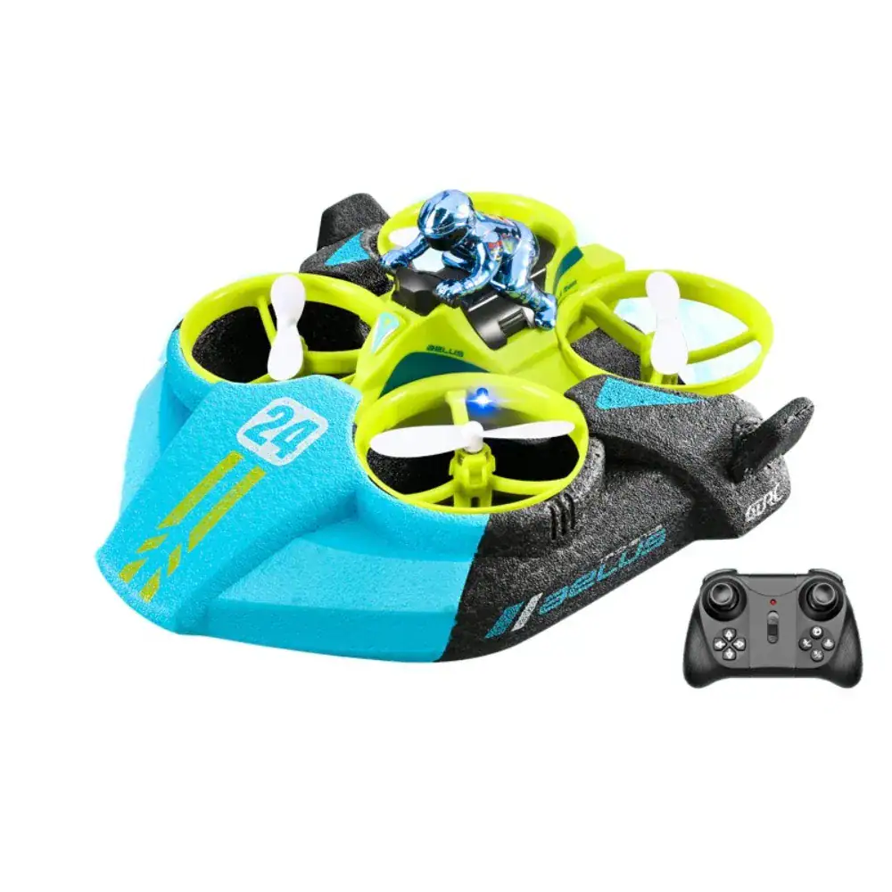 drone-bateau-enfant-1 Drone de course pour enfants avec télécommande, figurine d'astronaute, et lumières LED, parfait pour les amateurs de technologie et de gadgets innovants.