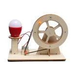 Pétoire de moteur électrique avec générateur simple pour démonstration scientifique. Idéal pour l'apprentissage de la physique et de l'électricité en classe ou à la maison.