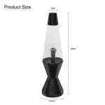 Lampe de bureau en forme de volcan avec éclairage LED, design moderne et original, idéale pour décoration scientifique ou pour un espace de travail créatif.