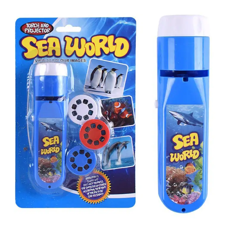lampe-projecteur-enfant-nature-1 Balade lumineuse sous-marine pour enfants avec projection d'images marines.