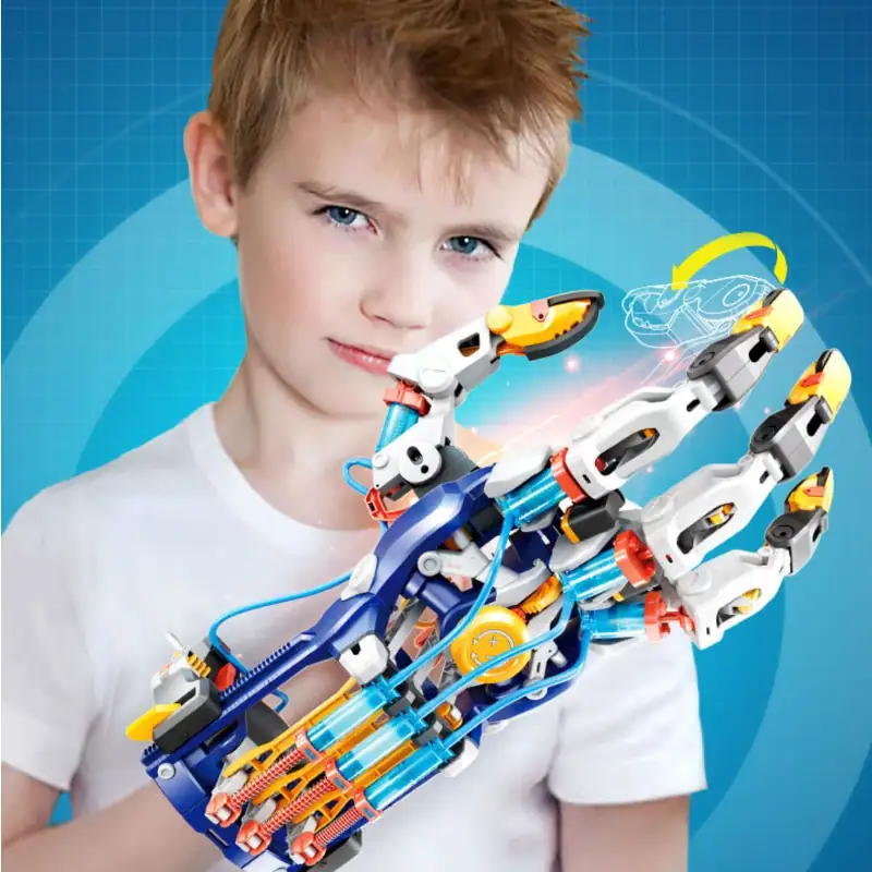 main-robotique-cyborg-jouet-1 Accessoire éducatif robotique pour enfants.