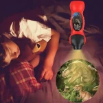Projecteur dinosaure pour chambre d'enfant avec lumière LED.