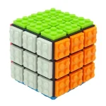Cube Rubik éducatif en plastique coloré pour l'apprentissage.
