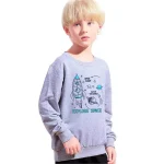 Vêtement pour enfant avec motif de fusée et planètes, idéal pour les amateurs d'espace et de sciences. Confortable et tendance, parfait pour les jeunes passionnés d'astronomie.