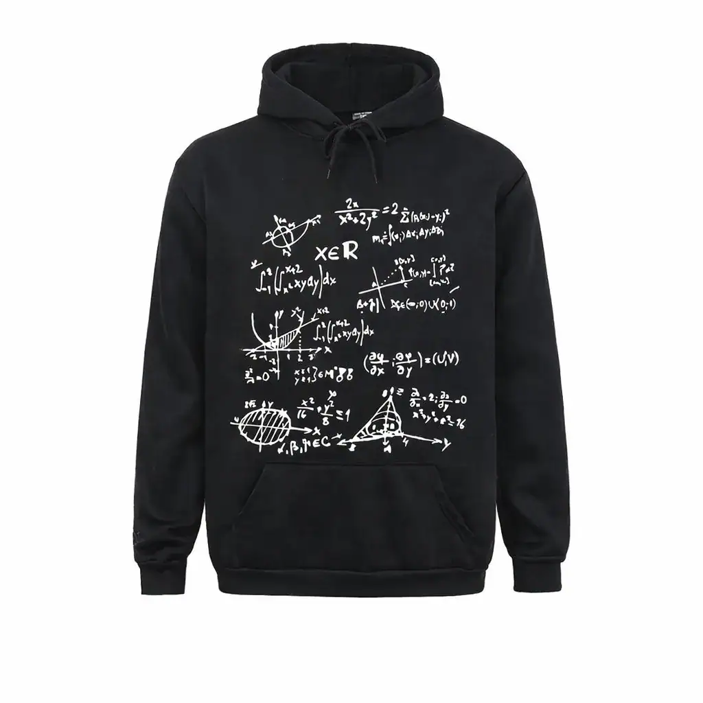 sweat-equations-mathematiques-1 Sweat à capuche noir avec équations mathématiques blanches, parfait pour les amateurs de sciences et mathématiques, alliant style et passion pour la science.