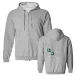 Veste à capuche zippée inspirée de Breaking Bad, idéale pour les fans de la série. Confortable et stylée, parfait pour un look décontracté ou pour afficher votre passion pour la science.